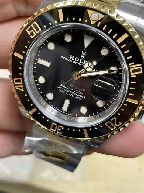 rolex sea dweller replica vs real|rolex dive watches sea dweller.